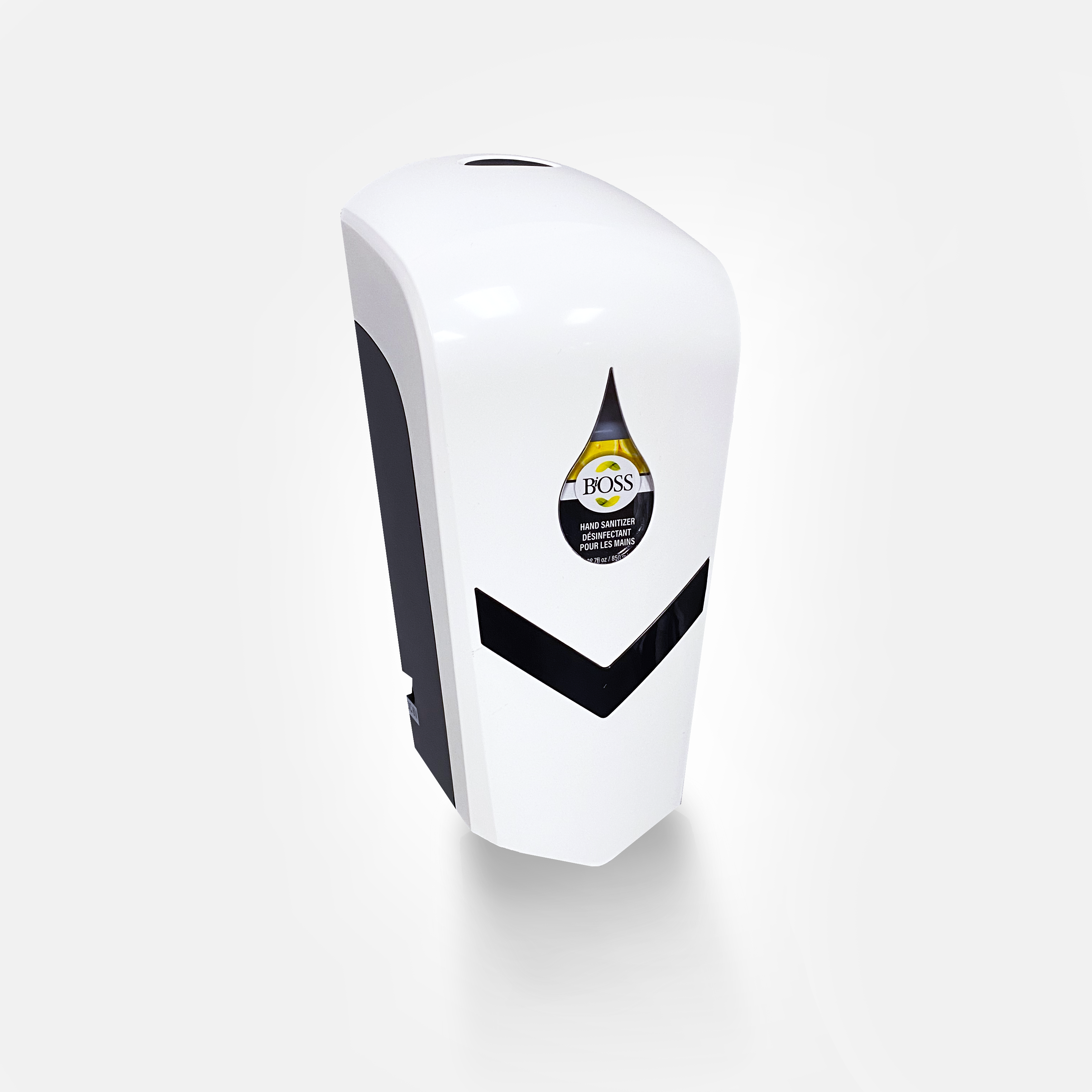 Distributrice automatique sans contact pour recharges 850ml gel désinfectant BiOSS