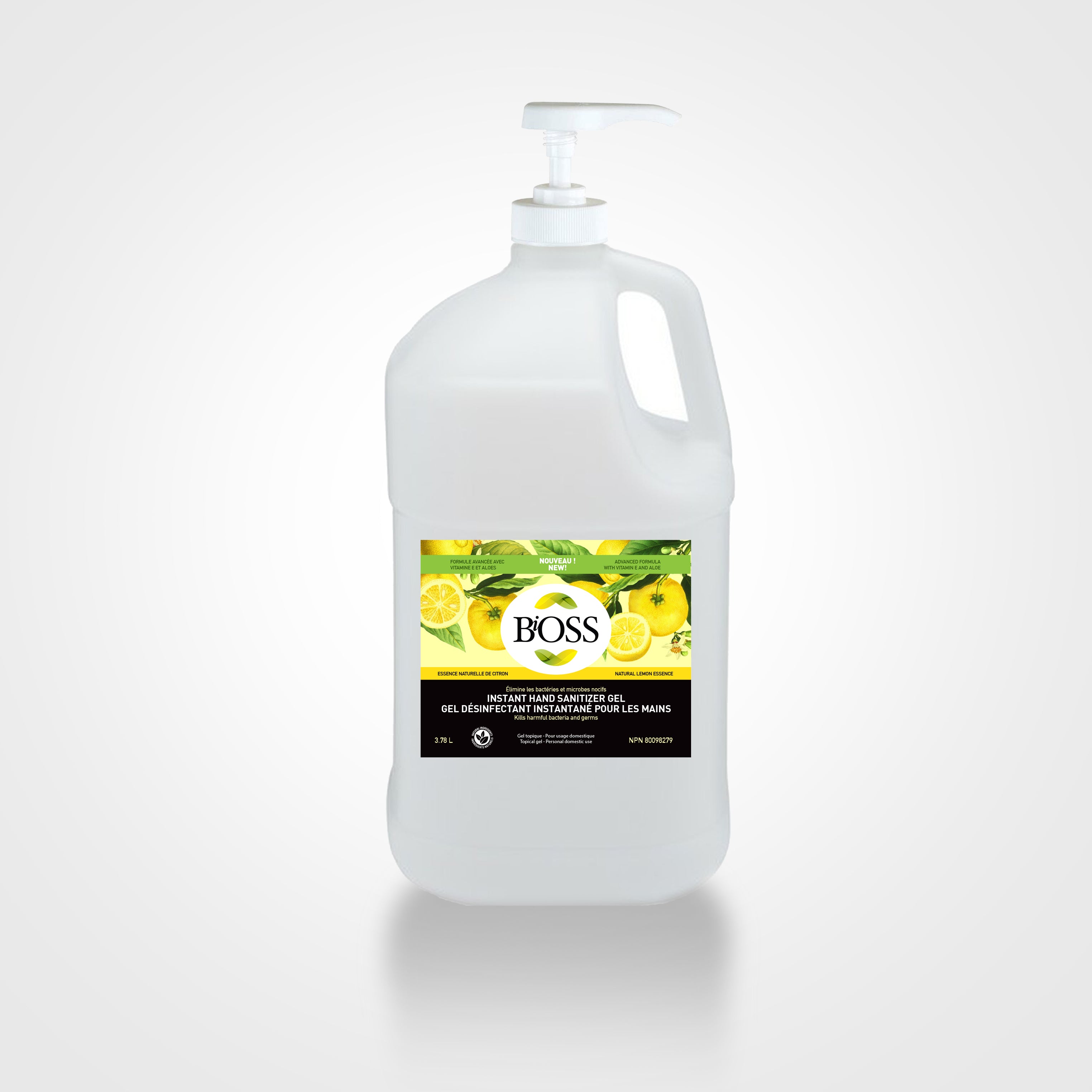 BiOSS Formule Avancée 3.78L -Vitamine E et essence naturelle de citron